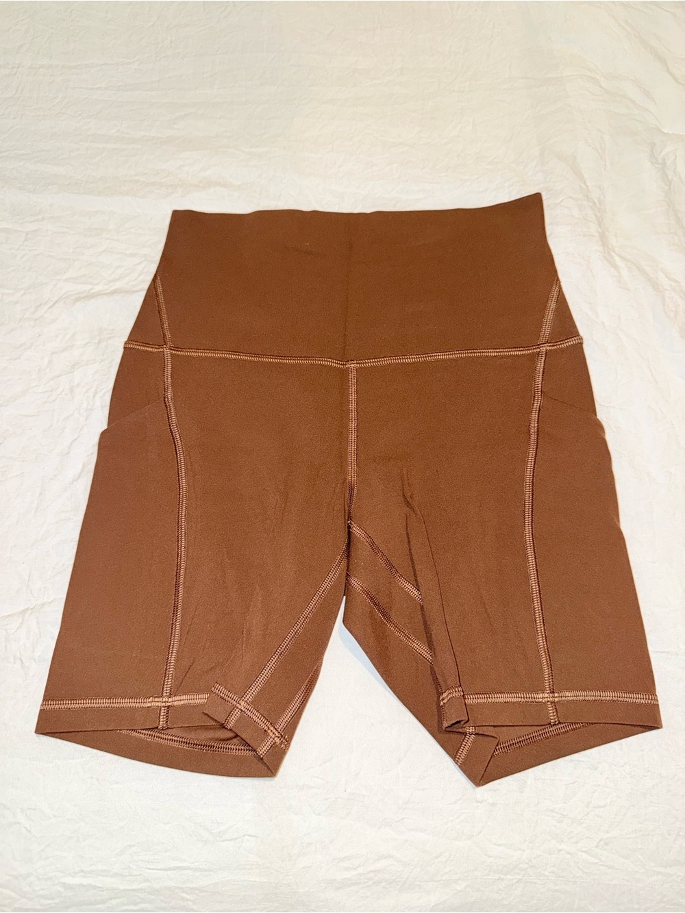 lululemon athletica High-Rise Rust Brown Bike Shorts